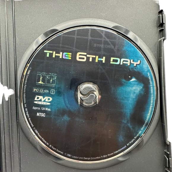 The 6th Day DVD Movie Arnold Schwarzenegger PG 13 Robert Duvall Michael Rapaport - Picture 3 of 4
